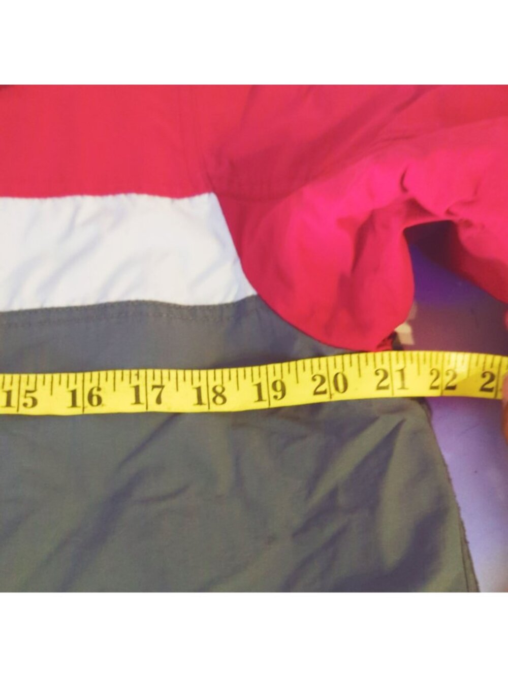 Gap Kids Boys Hooded Fleece Lined Colorblock Winter Jacket Red/Gray Size 14/16 - Picture 8 of 9